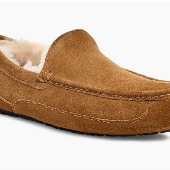 UGG Ascot Suede Shearling Slippers - Picture 3 of 13
